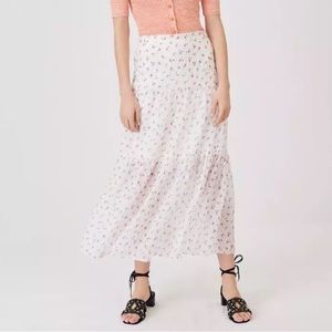 NWOT MAJE PARIS floral maxi skirt SIZE 6